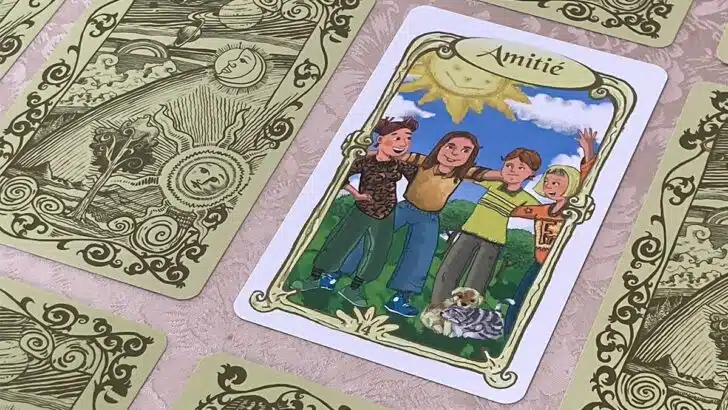 Oracle des Miroirs : carte Amitié