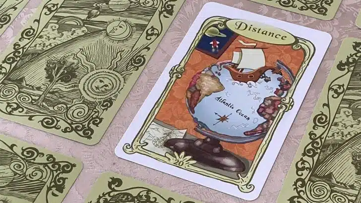 Oracle des Miroirs : carte Distance