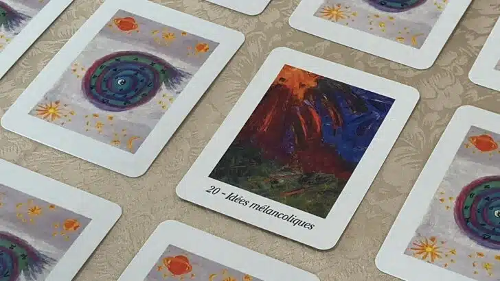 Oracle Lumière : carte Idées mélancoliques