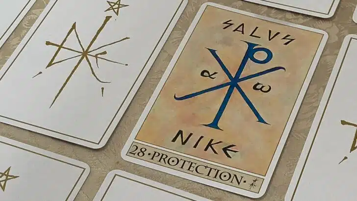 Oracle de la Triade : carte Protection