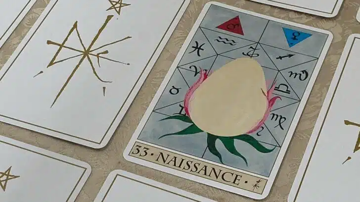 Oracle de la Triade : carte Naissance