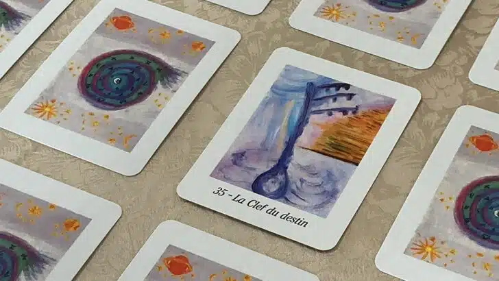 Oracle Lumière : carte Clé du destin