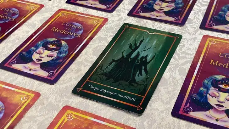 Oracle des Medeores : carte Corps physique souffrant