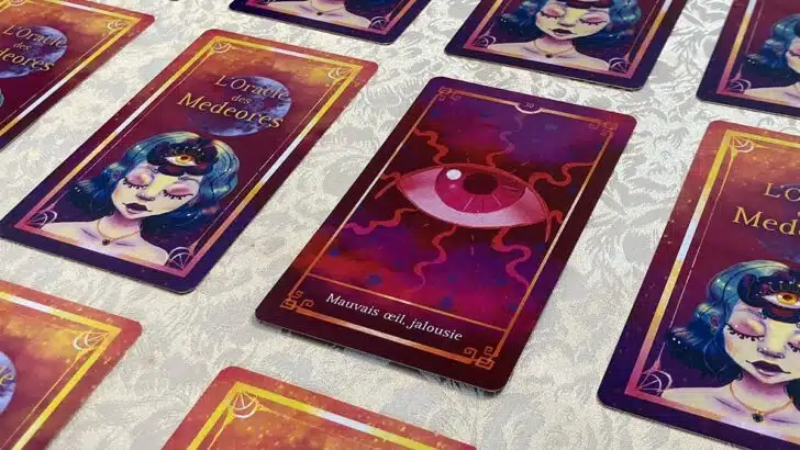 Oracle des Medeores : carte Mauvais œil, jalousie