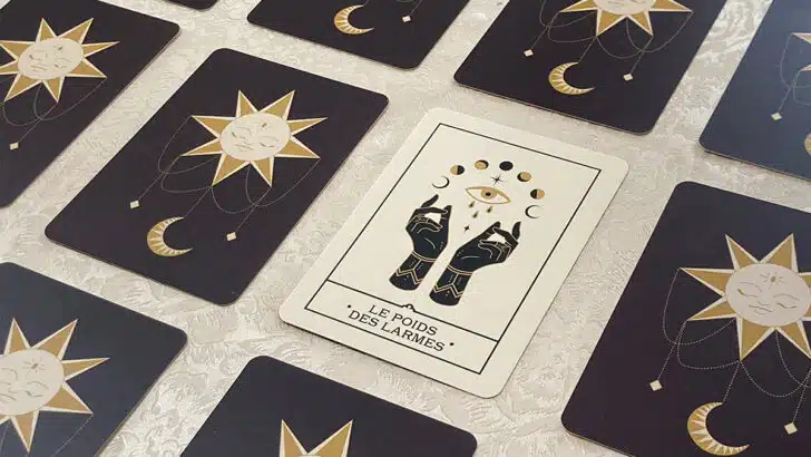 Oracle de la Voix des Âmes : carte Le poids des larmes