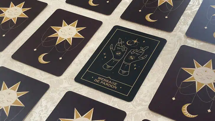 Oracle de la Voix des Âmes : carte Message de pardon